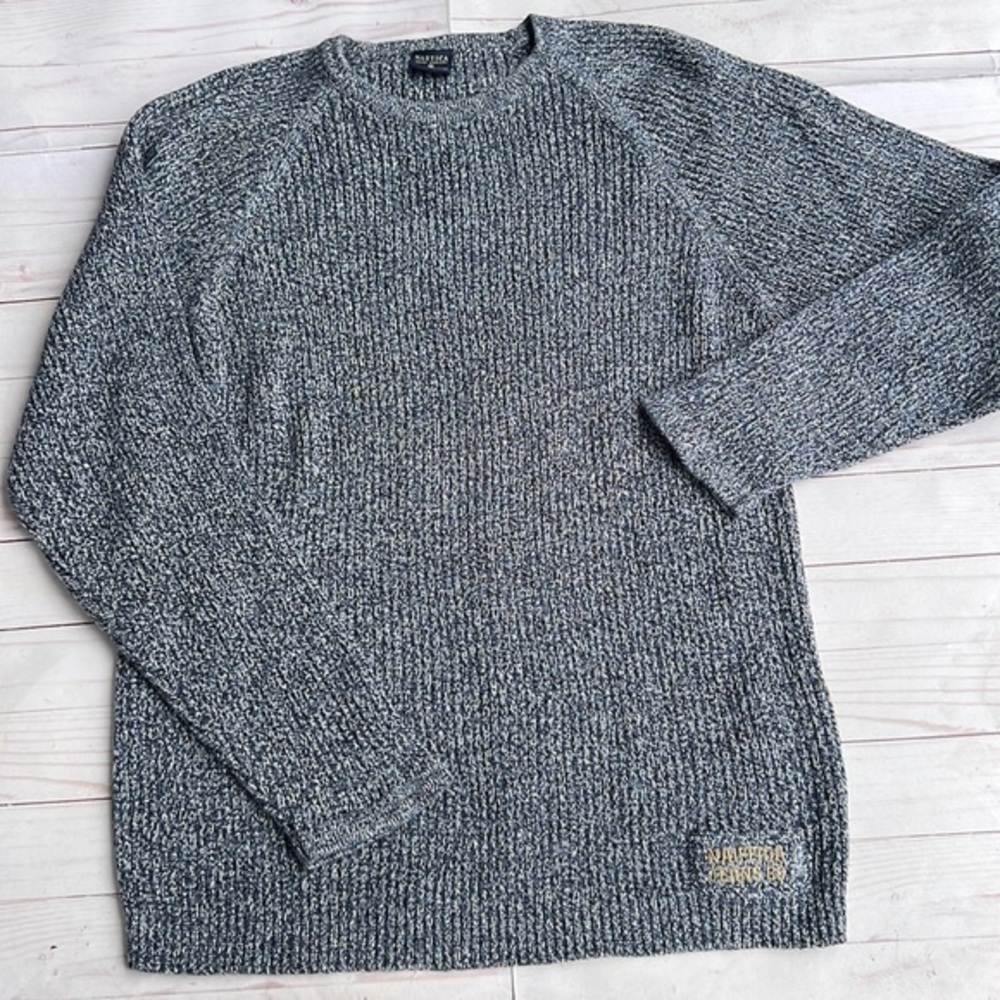 Nautica‎ Cotton Sweater Size M Pullover Crewneck